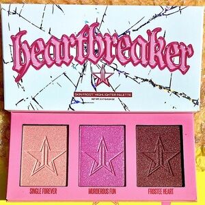 Jeffree Star Cosmetics Skin Frost HEARTBREAKER Highlighter Make Up Palette NEW